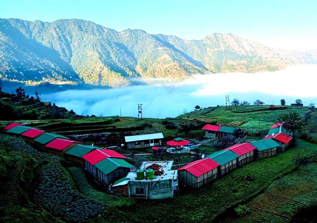 Bamboo Junction Resort - Kanatal, Valley & Mountain View Dhanaulti Kültér fotó